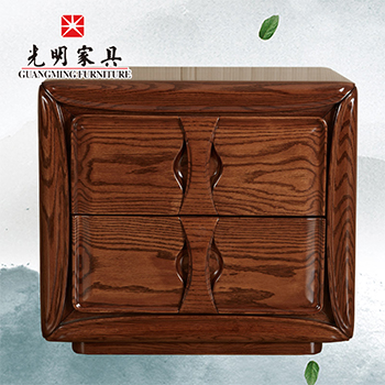 【光明家具】中式现代实木床头柜 808-1413-60