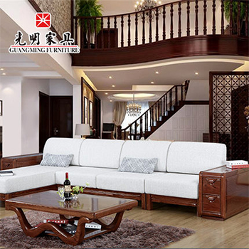【光明家具】现代中式全实木客厅 沙发组合808-3815
