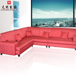 【光明家具】客厅组合布艺沙发单人三人L型沙发 现代创意 CB-38802-325