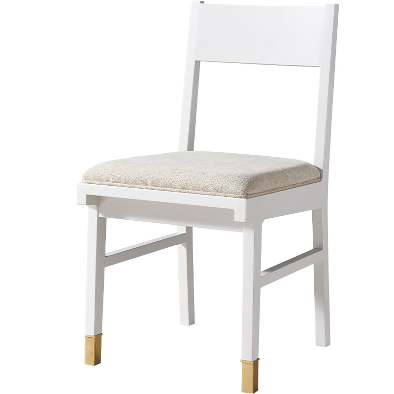 【光明家具】实木餐椅轻奢实木餐凳软包椅子餐厅家具 4317 餐椅*2